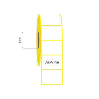 65x45 mm Vellum Etiket