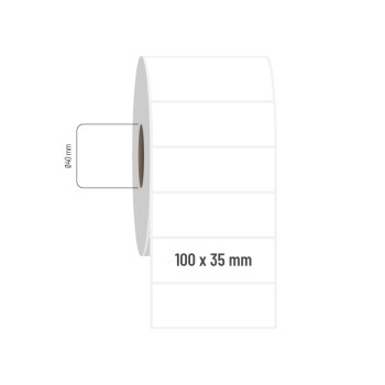 100x35 mm PP Opak Etiket 100x35 mm PP Opak Etiket