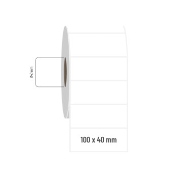 100x40 mm PP Opak Etiket 100x40 mm PP Opak Etiket