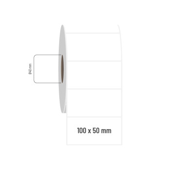 100x50 mm PP Opak Etiket 100x50 mm PP Opak Etiket