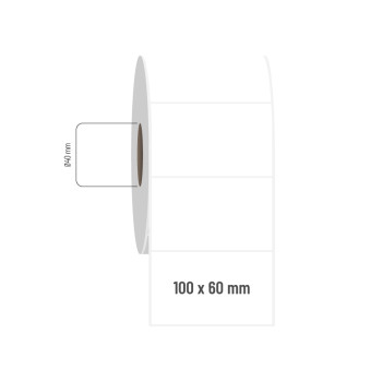 100x60 mm PP Opak Etiket 100x60 mm PP Opak Etiket