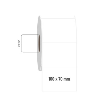 100x70 mm PP Opak Etiket 100x70 mm PP Opak Etiket