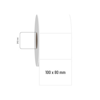 100x80 mm PP Opak Etiket 100x80 mm PP Opak Etiket