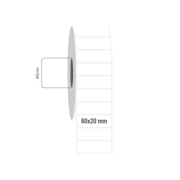 60x20 mm PP Opak Etiket 60x20 mm PP Opak Etiket