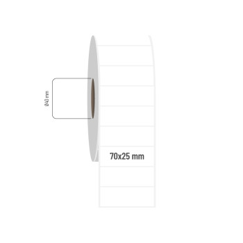 70x25 mm PP Opak Etiket 70x25 mm PP Opak Etiket