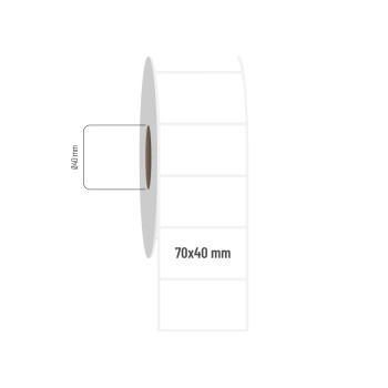 70x40 mm PP Opak Etiket 70x40 mm PP Opak Etiket