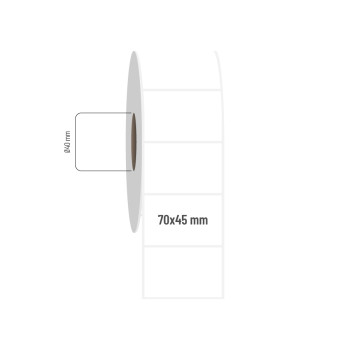 70x45 mm PP Opak Etiket 70x45 mm PP Opak Etiket