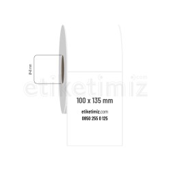 100x135 mm PP Şeffaf Etiket