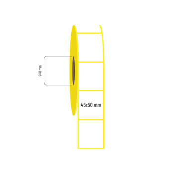 45x50 mm Kuşe Etiket 45x50 mm Kuşe Etiket