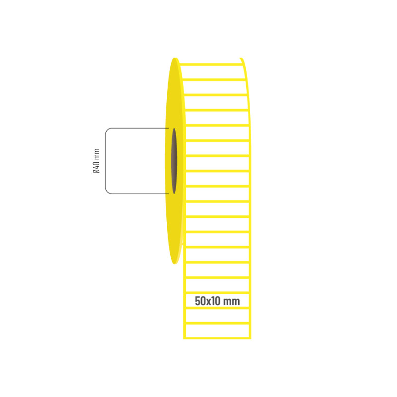 50x10 mm Kuşe Etiket 50x10 mm Kuşe Etiket