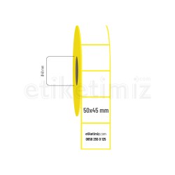 50x45 mm Kuşe Etiket