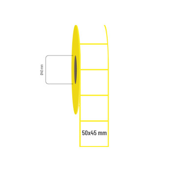 50x45 mm Kuşe Etiket 50x45 mm Kuşe Etiket