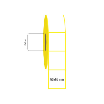 50x55 mm Kuşe Etiket 50x55 mm Kuşe Etiket