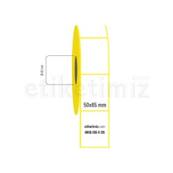 50x65 mm Kuşe Etiket