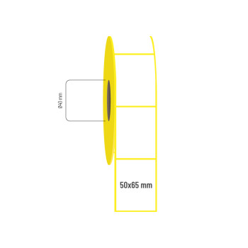 50x65 mm Kuşe Etiket 50x65 mm Kuşe Etiket