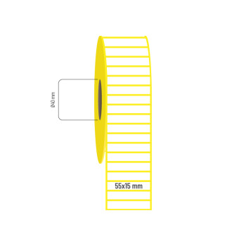 55x15 mm Kuşe Etiket 55x15 mm Kuşe Etiket