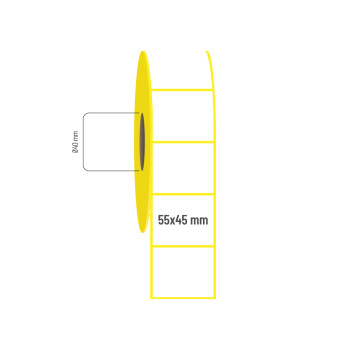 55x45 mm Kuşe Etiket 55x45 mm Kuşe Etiket