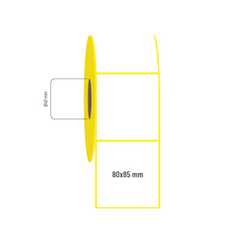 80x85 mm Kuşe Etiket 80x85 mm Kuşe Etiket