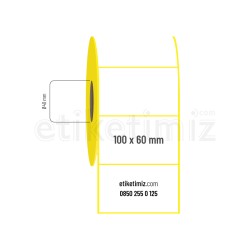 100x60 mm Vellum Etiket