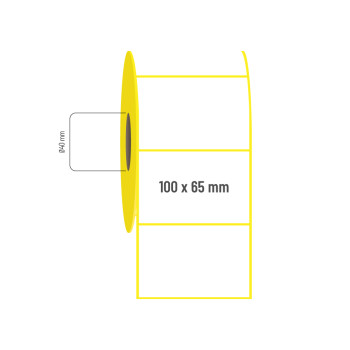 100x65 mm Vellum Etiket 100x65 mm Vellum Etiket