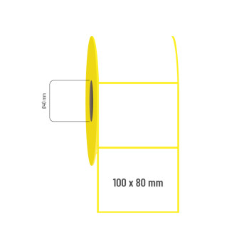 100x80 mm Vellum Etiket 100x80 mm Vellum Etiket