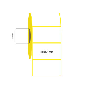100x55 mm Lamine Termal Etiket 100x55 mm Lamine Termal Etiket
