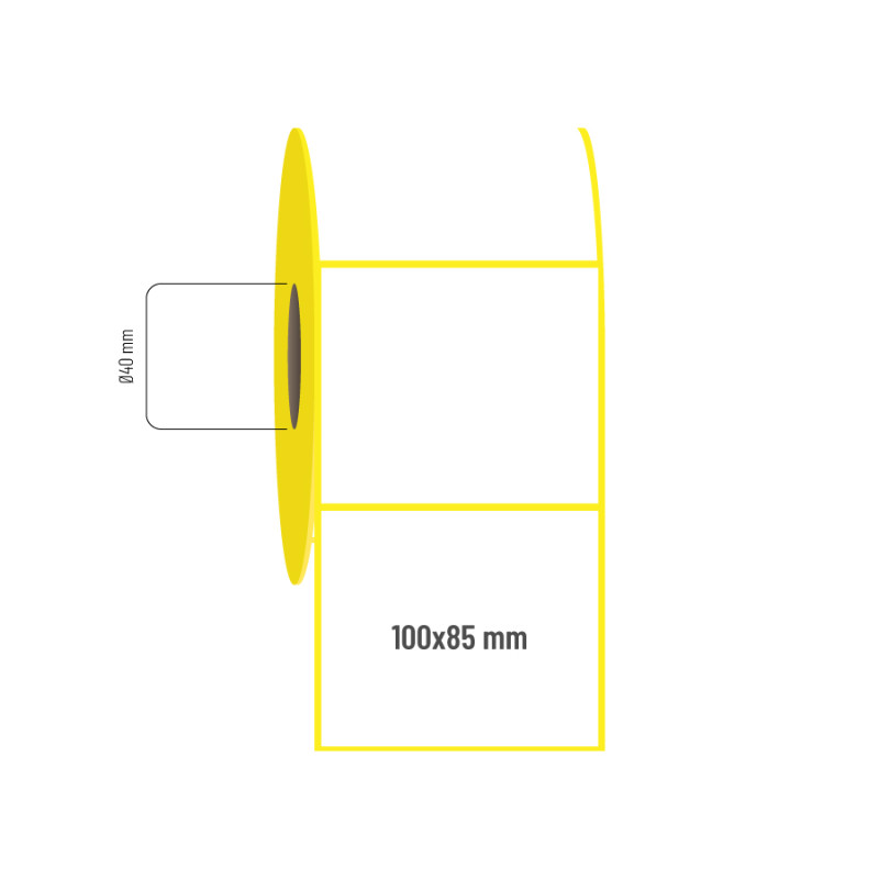 100x85 mm Lamine Termal Etiket 100x85 mm Lamine Termal Etiket
