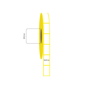 20x35 mm Lamine Termal Etiket 20x35 mm Lamine Termal Etiket