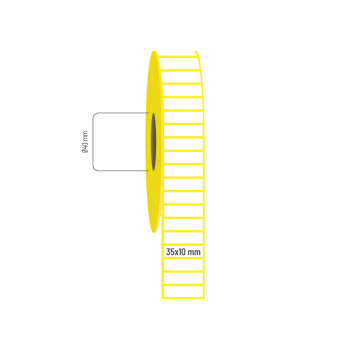 35x10 mm Lamine Termal Etiket 35x10 mm Lamine Termal Etiket