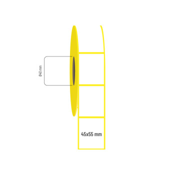 45x55 mm Lamine Termal Etiket 45x55 mm Lamine Termal Etiket