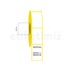 45x70 mm Lamine Termal Etiket