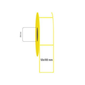 50x100 mm Lamine Termal Etiket 50x100 mm Lamine Termal Etiket