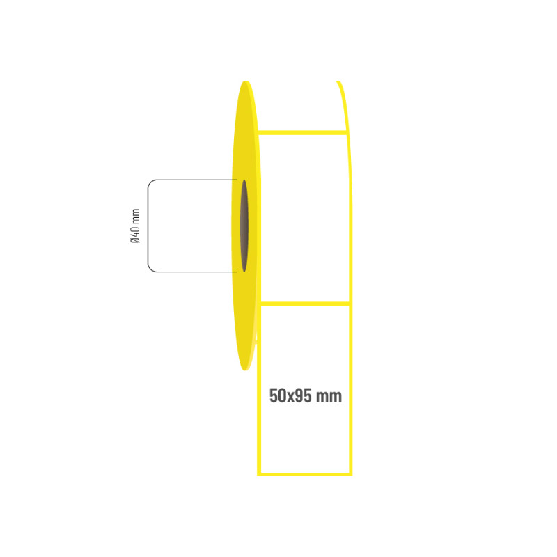 50x95 mm Lamine Termal Etiket 50x95 mm Lamine Termal Etiket