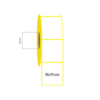 65x70 mm Lamine Termal Etiket 65x70 mm Lamine Termal Etiket