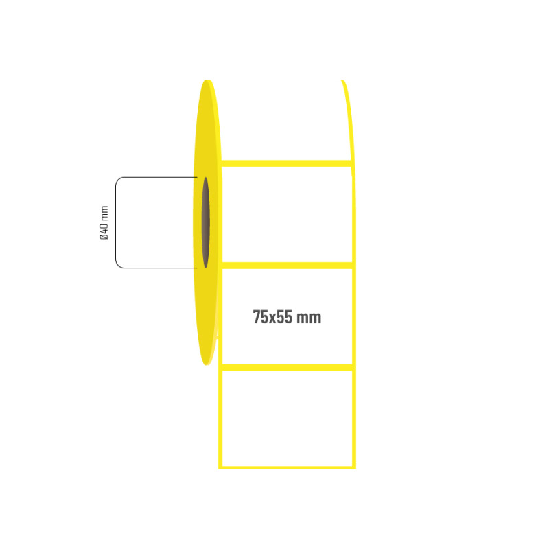 75x55 mm Lamine Termal Etiket 75x55 mm Lamine Termal Etiket