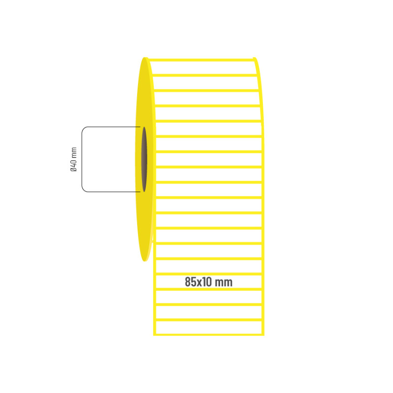 85x10 mm Lamine Termal Etiket 85x10 mm Lamine Termal Etiket