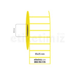 85x25 mm Lamine Termal Etiket
