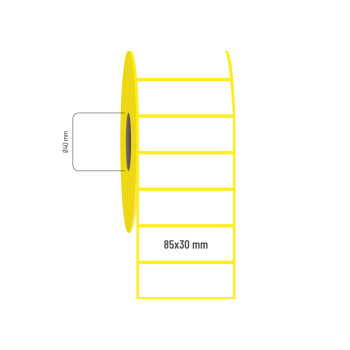 85x30 mm Lamine Termal Etiket 85x30 mm Lamine Termal Etiket