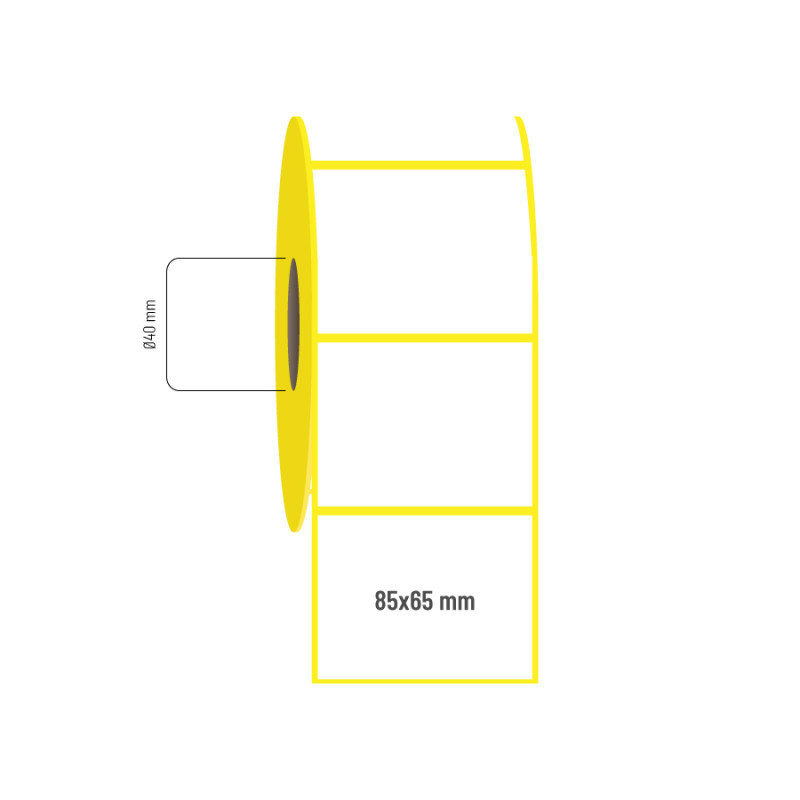 85x65 mm Lamine Termal Etiket 85x65 mm Lamine Termal Etiket