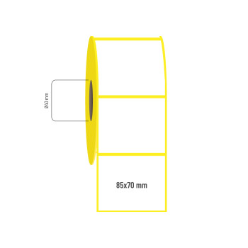 85x70 mm Lamine Termal Etiket 85x70 mm Lamine Termal Etiket