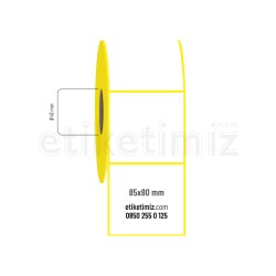 85x80 mm Lamine Termal Etiket