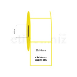 85x95 mm Lamine Termal Etiket