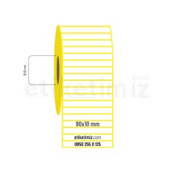 90x10 mm Lamine Termal Etiket