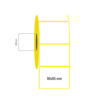 90x65 mm Lamine Termal Etiket 90x65 mm Lamine Termal Etiket