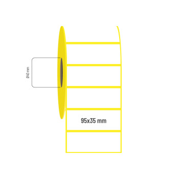 95x35 mm Lamine Termal Etiket 95x35 mm Lamine Termal Etiket