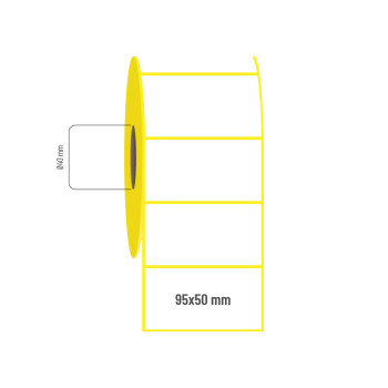 95x50 mm Lamine Termal Etiket 95x50 mm Lamine Termal Etiket