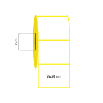 95x70 mm Lamine Termal Etiket 95x70 mm Lamine Termal Etiket