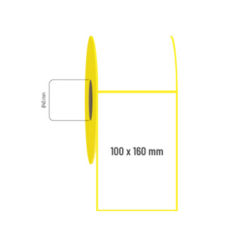 100x160 mm Lamine Termal Etiket 100x160 mm Lamine Termal Etiket