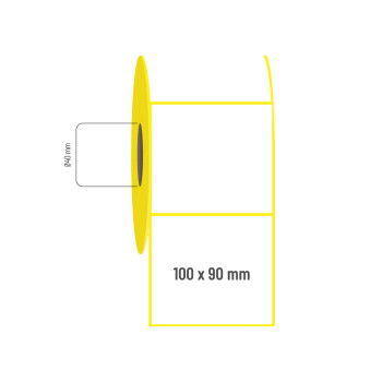 100x90 mm Lamine Termal Etiket 100x90 mm Lamine Termal Etiket