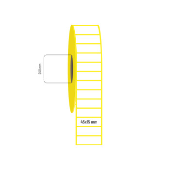 45x15 mm Lamine Termal Etiket 45x15 mm Lamine Termal Etiket